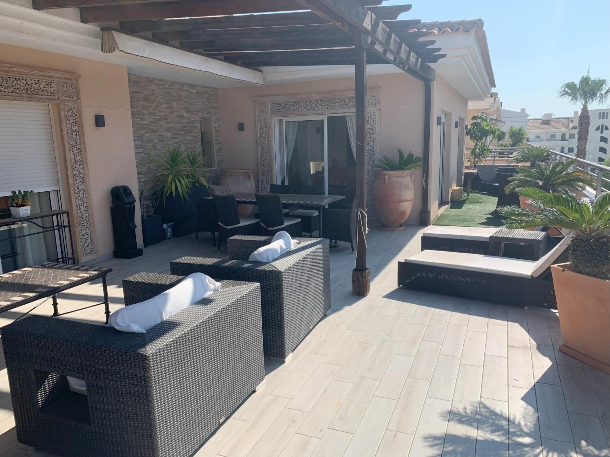 Penthouse - Residence La Mina - Albir Avec Wifi Gratuit El Albir Exteriér fotografie